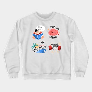 Positive Mindset Set Crewneck Sweatshirt